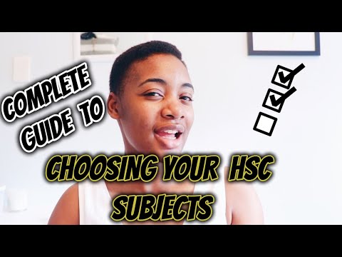 How to choose your HSC subjects