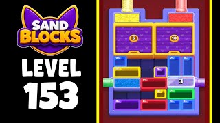 Sand Blocks level 153 walkthrough solution