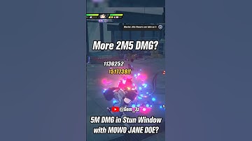 5M DMG in Stun Window with M0W0 JANE DOE 🤯🤯 #zzz #shiyudefense #showcase