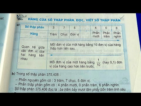 Video Toán Lớp 5 Trang 37 38 Sách Giáo Khoa - Hàng Của Số... - YouTube