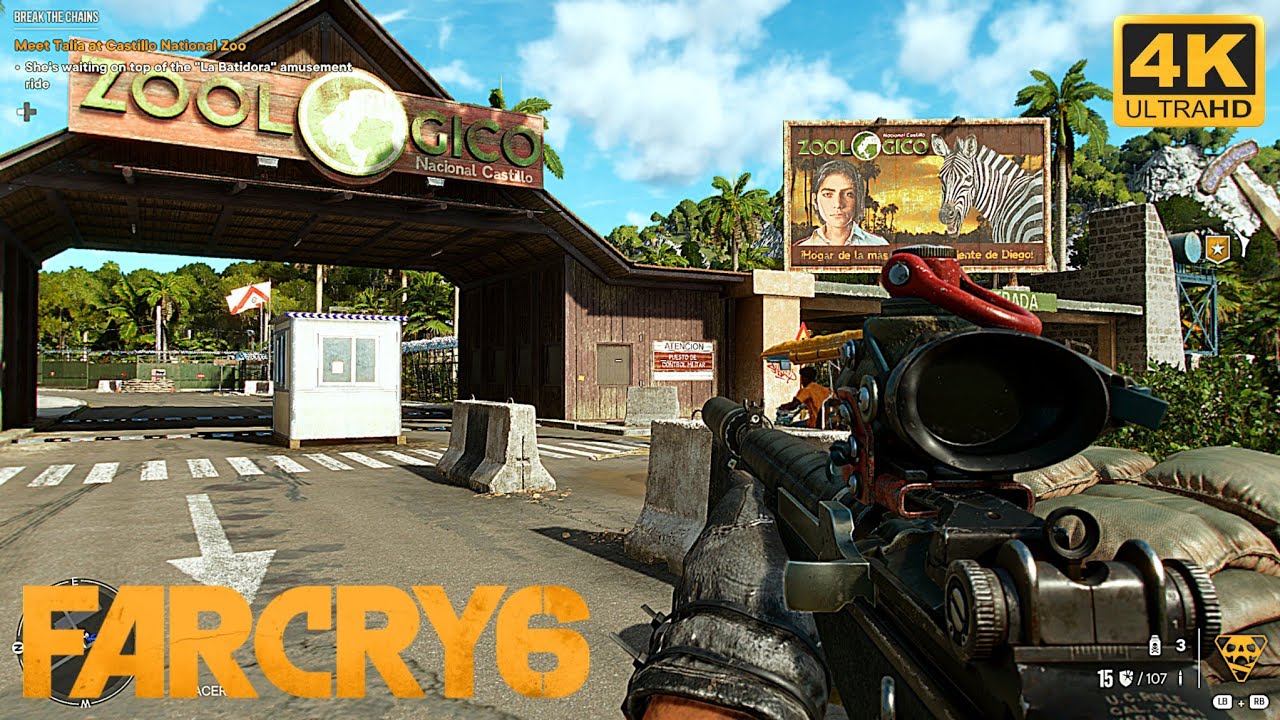 FAR CRY 6 | Free the Prisoners from the Zoo | Realistic ULTRA Graphics | 4K 2160p 60fps