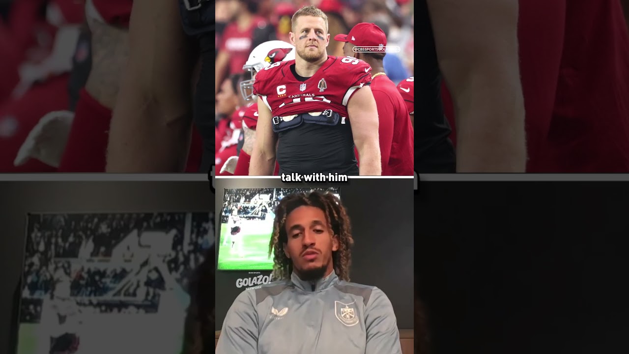 Hannibal Mejbri talks JJ Watt's influence within Burnley squad 🏈⚽️