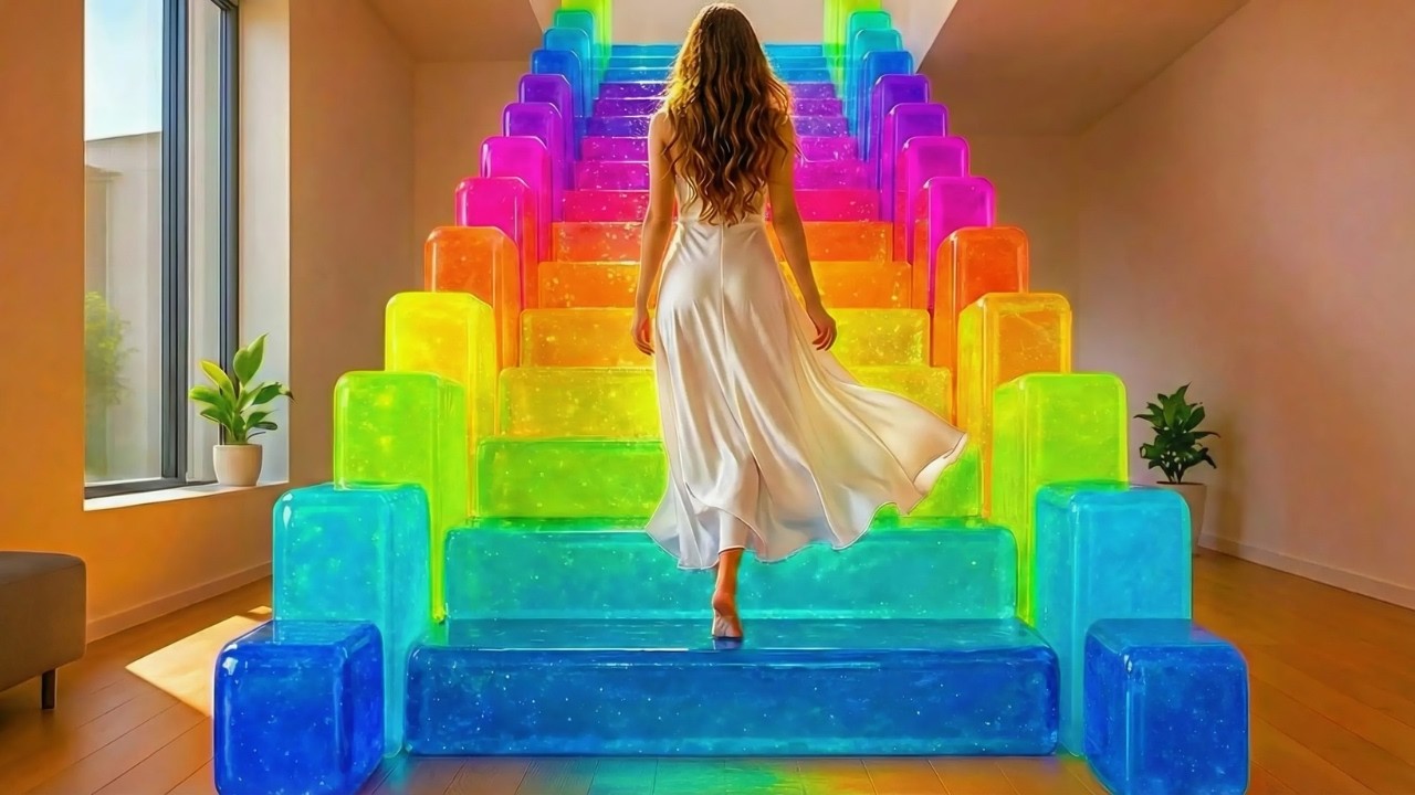 【ASMR】どのAI階段を進みたい？🌙✨ Which AI Staircase Would You Dare To Climb? 😱✨ | Ultimate Oddly Satisfying ASMR