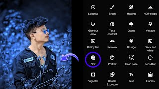 Snapseed Background colour change Photo editing blue Background face white tutorial 🥵