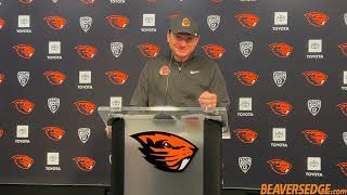 Oregon State HC Jonathan Smith Talks Win Over UCLA