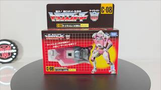 Unboxing: Takara Tomy Transformers Missing Link C-08 Anime Arcee
