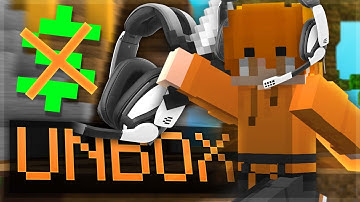 Unboxing A FREE Gaming Headset... (Hypixel Bedwars)