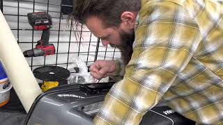 More pinstriping with Roach Customs