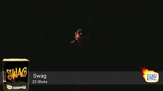 Swag 25 Shot 200 Gram Cake - Pyro King Brand Fireworks