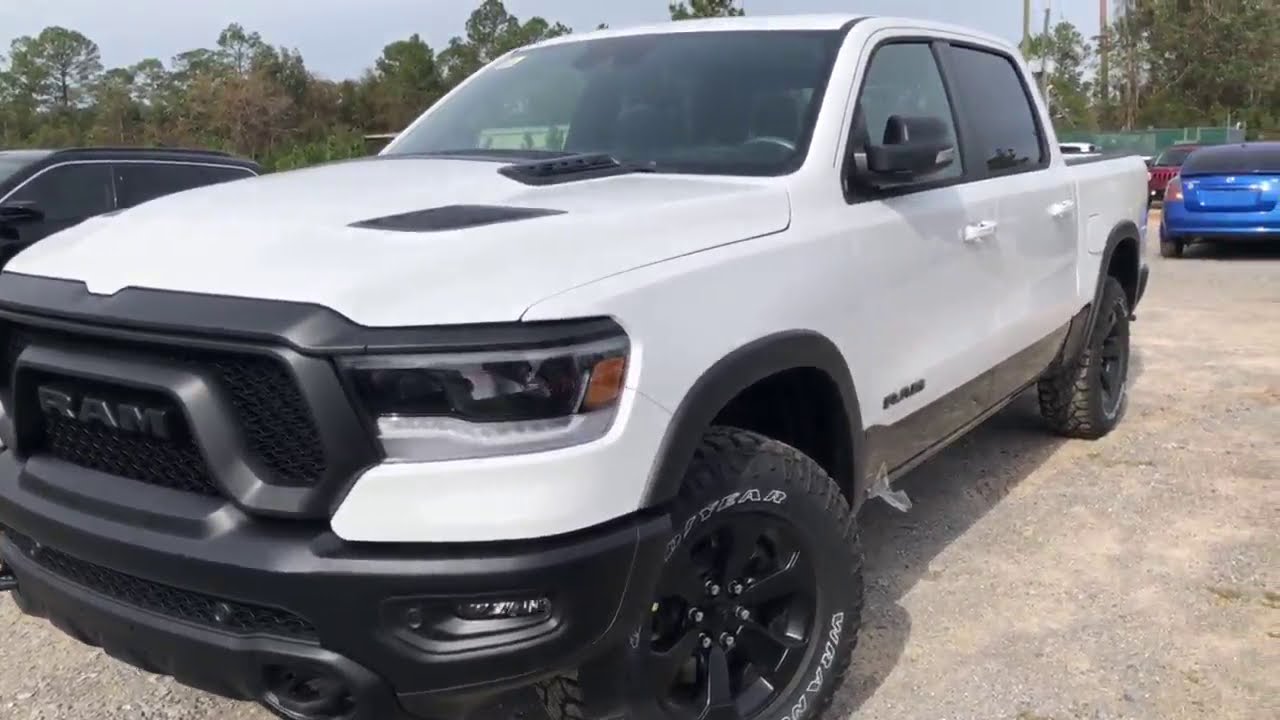White 21 Ram 1500 Rebel Level 2 For Sale Pensacola Youtube