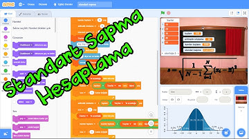Scratch 3.0 Aritmetik Ortalama ve Standart Sapma Hesaplama Uygulaması