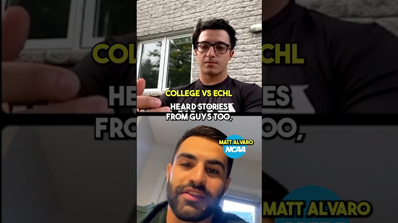 What is the MAIN difference between playing College hockey and playing in the ECHL❓