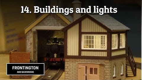 Buildings with magnetically-controlled interior lighting | Modelling a GWR branch line | Episode 14