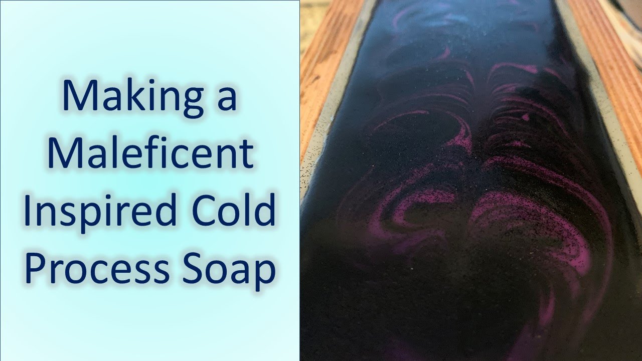 Making a Maleficent Inspired Cold Processed Soap | Disney Villain Soap Series