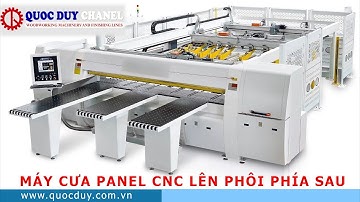Máy Cắt Ván Công Nghiệp CNC Panel Saw Lên Ván Phía Sau Tiện Lợi Tối Ưu | Máy Cưa Panel Saw Optimize