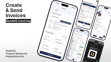 Create & Send Invoices  - QuoteIQ Feature Showcase