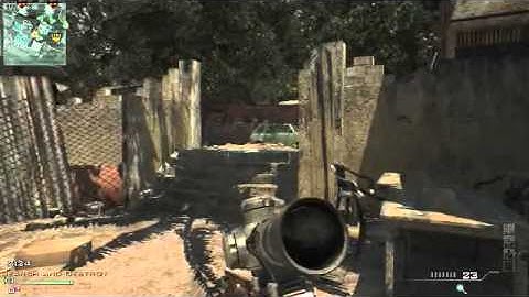 EPIC CROSS MAP THROWING KNIFE MW3!!!