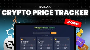 Build a Crypto Tracker with HTML, CSS & JavaScript Projects | Crypto Website Template Tutorial