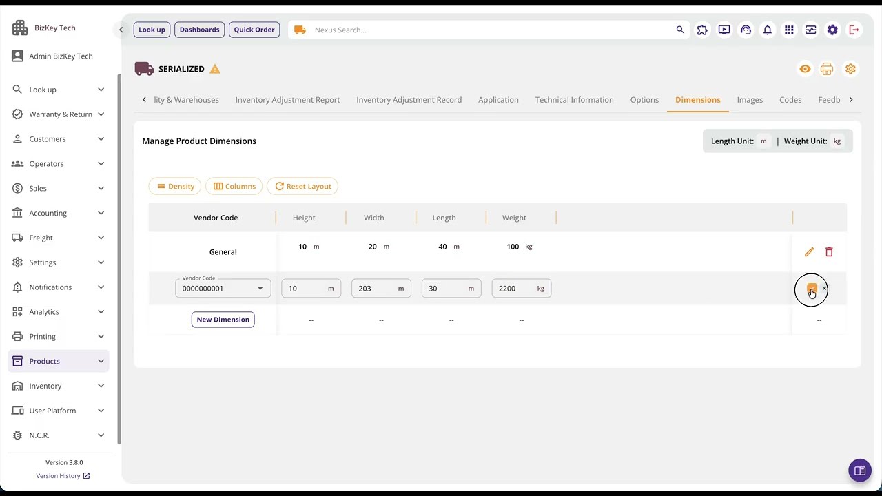 Operator platform - Version 3.8.0