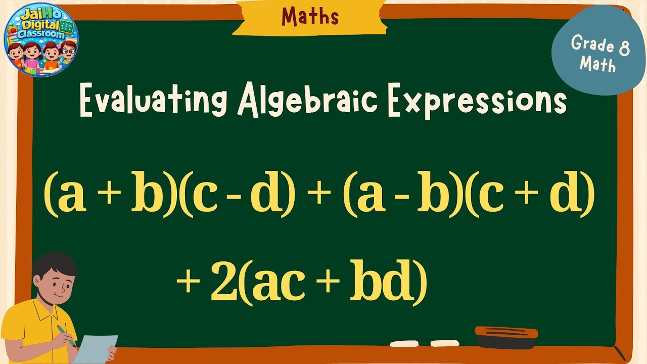 Tricky Math Challenge Algebraic Expressions | Maths Olympiad CBSE Class 8 | Solve Algebra Problem 9