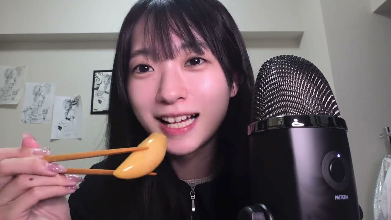 【ASMR】ぷちぷちの子持ちヤリイカを初めて食べてみた【モッパン】