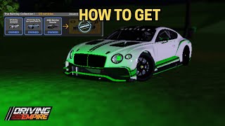 HOW TO GET THE 2018 BENTLEY CONTINENTAL GT3 in Driving Empire screenshot 5