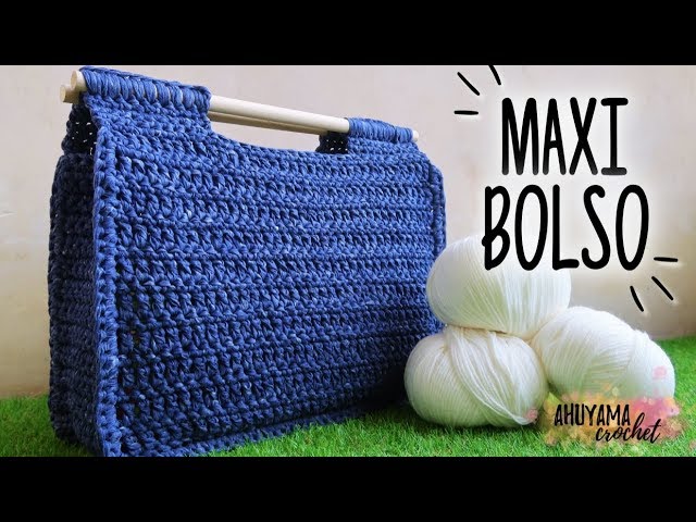 Cómo tejer BOLSO A CROCHET | tutorial PASO A PASO | Ahuyama Crochet
