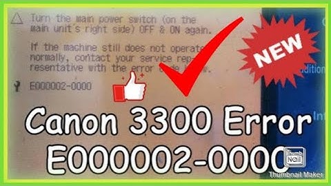 canon IR 3300 xerox machine repair/error code E000002-0000/Error codes/e000002-0000