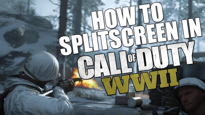 HOW TO SPLIT SCREEN on COD WW2 MULTIPLAYER, ZOMBIES & LOCAL PLAY on PS4 &  XBOX ONE! (COD WWII) 