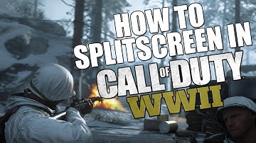 HOW TO SPLIT SCREEN IN WWII MULTIPLAYER, NAZI ZOMBIES & LOCAL PLAY ON XBOX ONE & PS4!