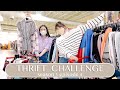 THRIFTING WITH A SUBSCRIBER! Thrift with us for a full outfit 🌟 Thrifting at a NEW thrift store!