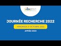 Journe recherche g2m 2022 aprsmidi