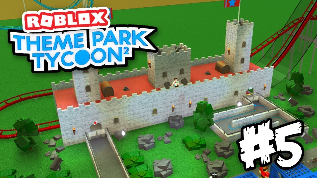 Castle Coaster Roblox Theme Park Tycoon 2 5 Youtube - how to build a looping coaster roblox theme park tycoon