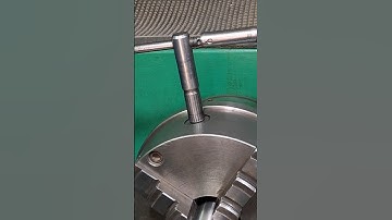 Chuck key after adjustment#lathe#machine#tools