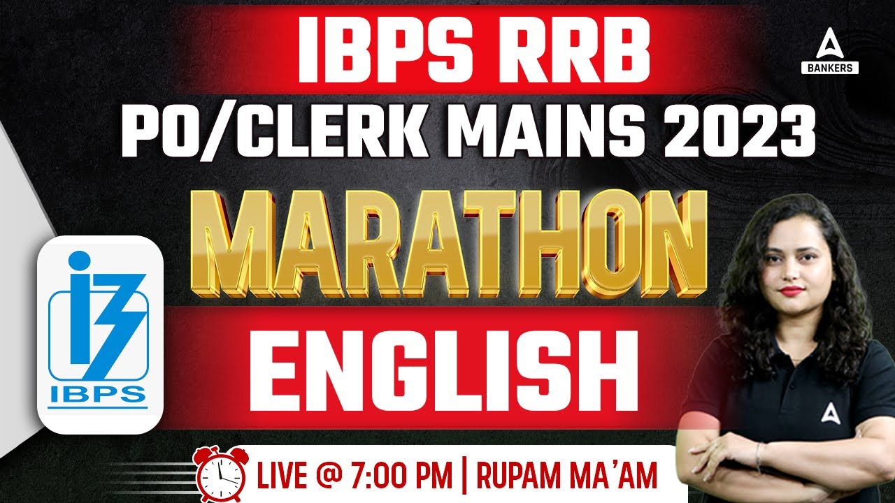 IBPS RRB PO/Clerk Mains 2023 | IBPS RRB PO/Clerk English Marathon By ...