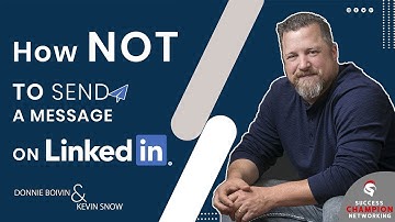 Connecting On LinkedIn - COLD MESSAGING that actually WORKS and what Doesn