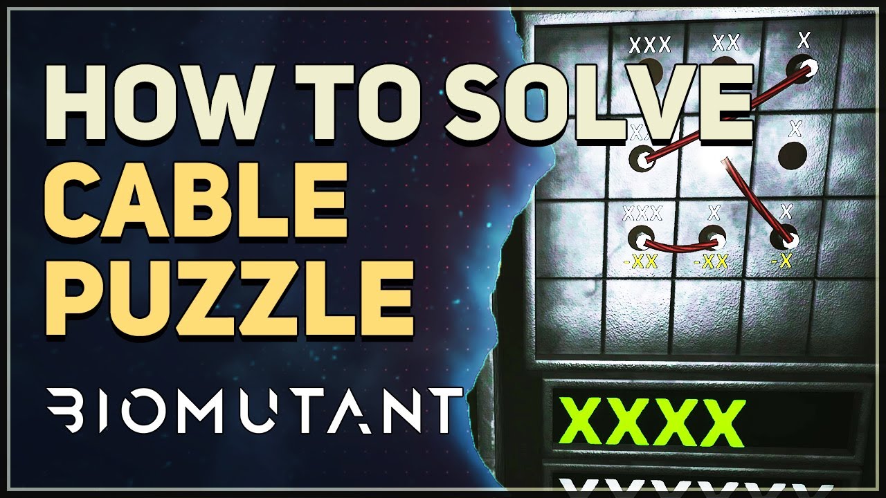 How to solve Cable Puzzle Biomutant YouTube