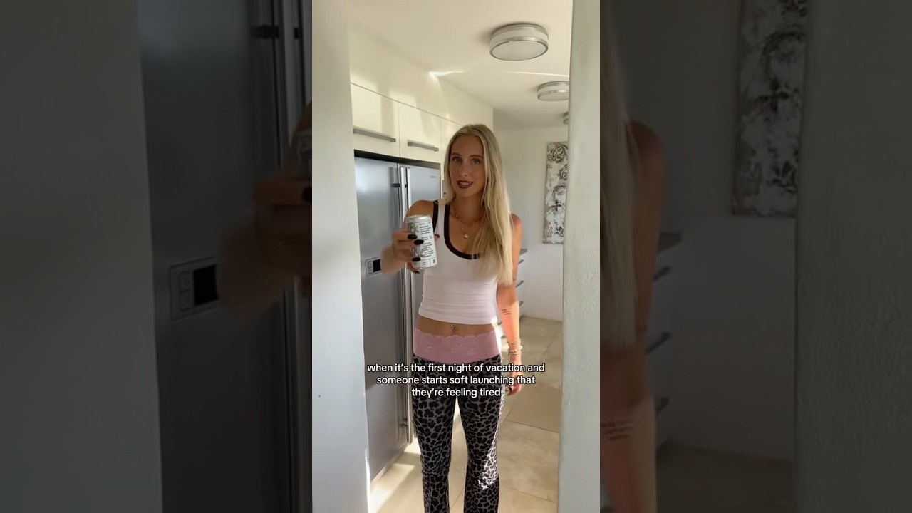 When it's the first night of vacation and someone starts soft launching that they're feeling tired