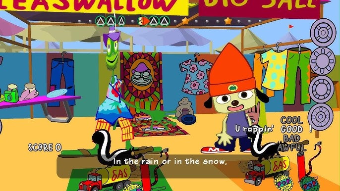 PaRappa the Rapper 2 (2001) PS2 vs PS3 vs PS4 vs PC (Graphics