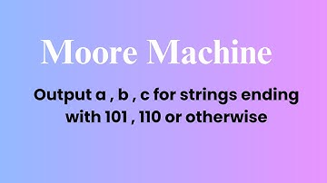 Moore Machine Example | Output 
