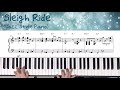 Sleigh Ride /Jazz Christmas Carol (재즈 크리스마스 캐롤)/ Piano Cover 피아노 커버/ Piano Sheet Music 피아노 악보