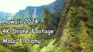 Heat Waves - Hawaii 2024 4K Drone Footage