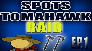 BO2 RAID SPOTS TOMAHAWK ACROSS THE MAP DOMINO EP1