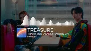 TREASURE (ASAHI x HARUTO UNIT) - THANK YOU (8D AUDIO 🎧)