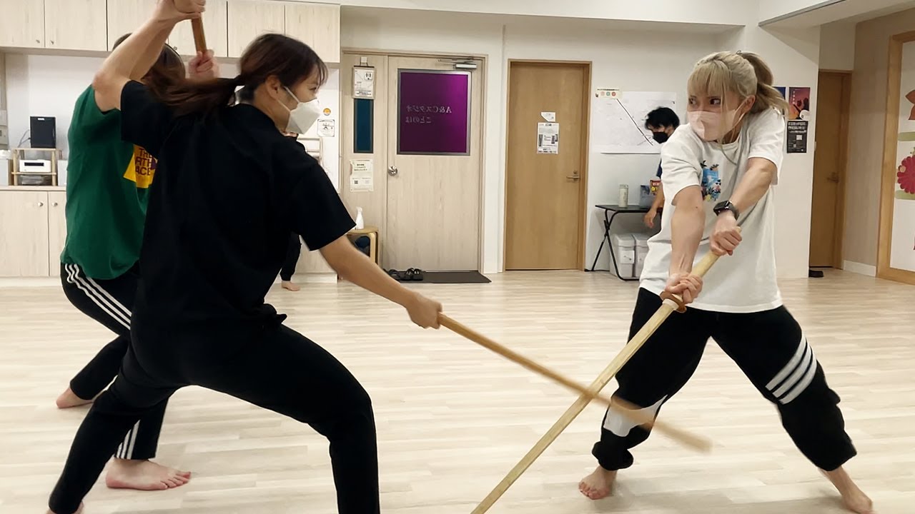 凜派・殺陣稽古中 No.6 ／ 立ち回り振付してみた ／ Sword Performance Training No.6
