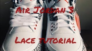 jordan 3 lace size