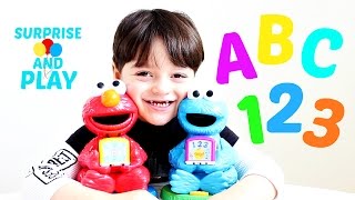 Elmo's Find and Learn Alphabet and Cookie Monster's Find and Learn Numbers  Sesame Street Toys