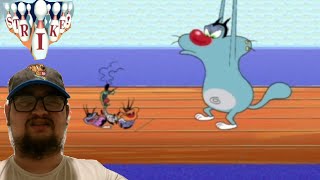 Oggy And The Roaches Strike First Time Watching Will Oggys Bowling Game End In Total Chaos