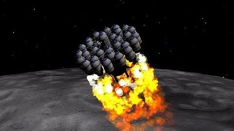 KSP   Maneuvering To The Mun And Back With Flea SRB