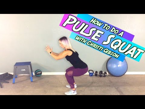 How To Do A Pulse Squat